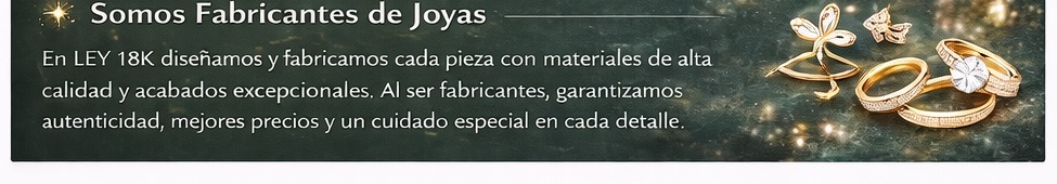 Joyería LEY 18K